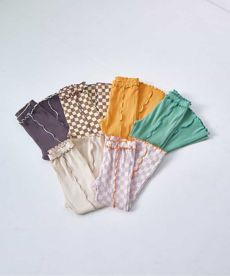 日本童裝 p.premier 彈性羅紋喇叭褲 80-140cm 男童款/女童款 夏季  PANTS