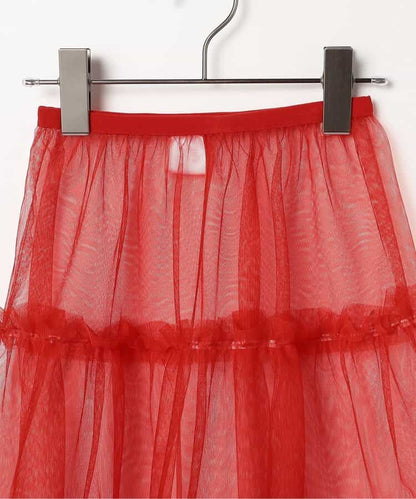 日本童裝 p.premier 兩層薄紗疊穿半身裙 80-140cm 女童款 夏季 SKIRTS