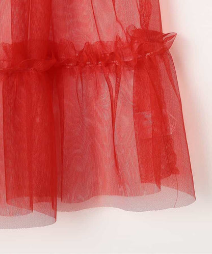 日本童裝 p.premier 兩層薄紗疊穿半身裙 80-140cm 女童款 夏季 SKIRTS