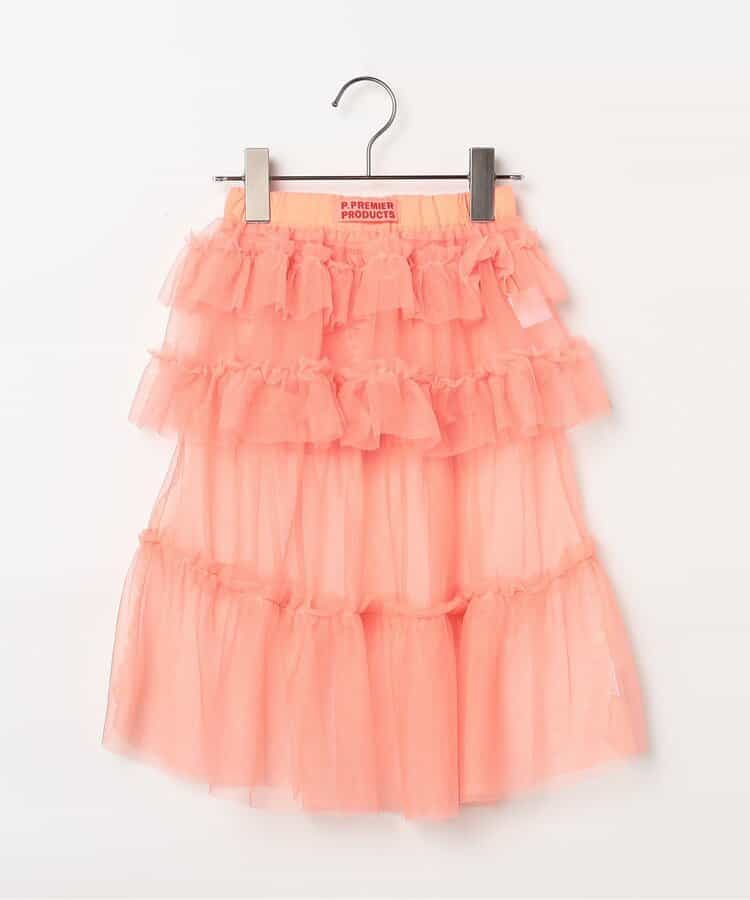 日本童裝 p.premier 兩層薄紗疊穿半身裙 80-140cm 女童款 夏季 SKIRTS