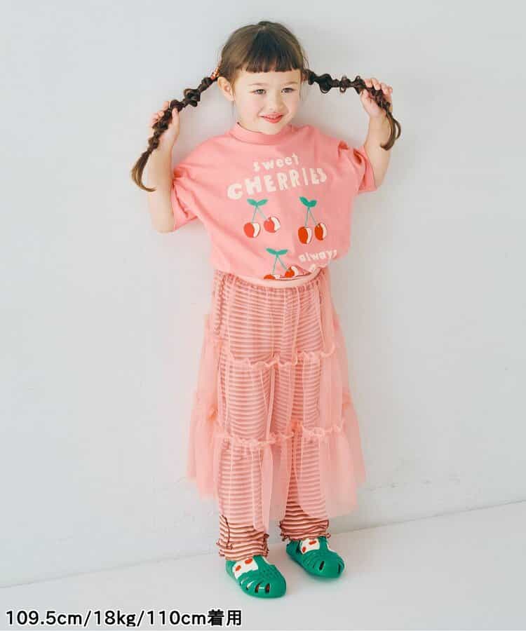 日本童裝 p.premier 兩層薄紗疊穿半身裙 80-140cm 女童款 夏季 SKIRTS