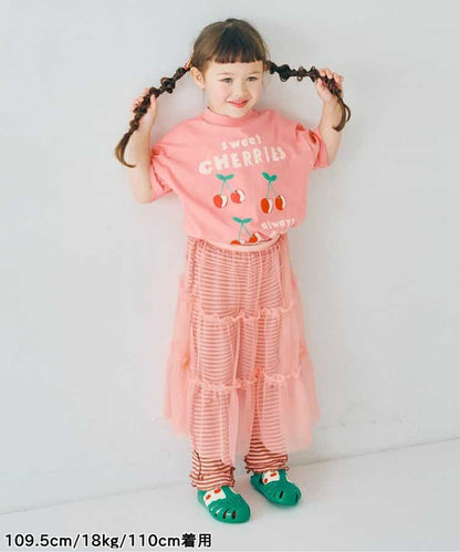 日本童裝 p.premier 兩層薄紗疊穿半身裙 80-140cm 女童款 夏季 SKIRTS