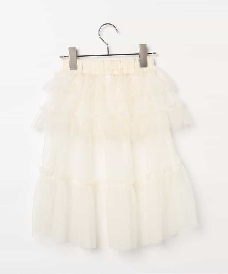 日本童裝 p.premier 兩層薄紗疊穿半身裙 80-140cm 女童款 夏季 SKIRTS