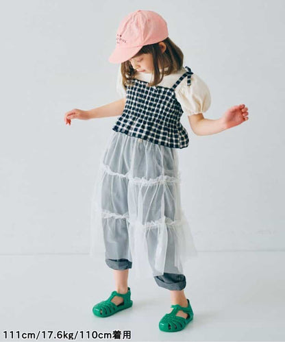 日本童裝 p.premier 兩層薄紗疊穿半身裙 80-140cm 女童款 夏季 SKIRTS