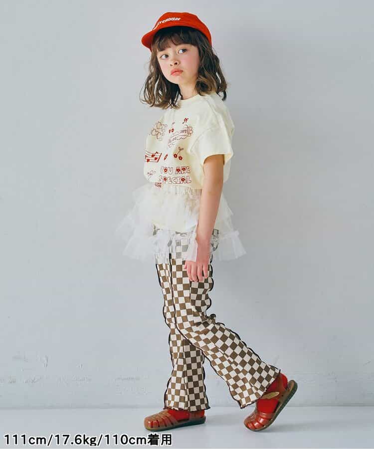 日本童裝 p.premier 兩層薄紗疊穿半身裙 80-140cm 女童款 夏季 SKIRTS