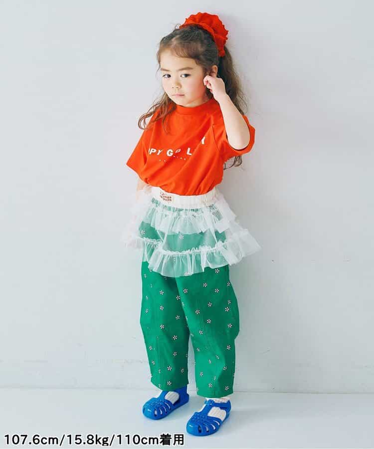 日本童裝 p.premier 兩層薄紗疊穿半身裙 80-140cm 女童款 夏季 SKIRTS