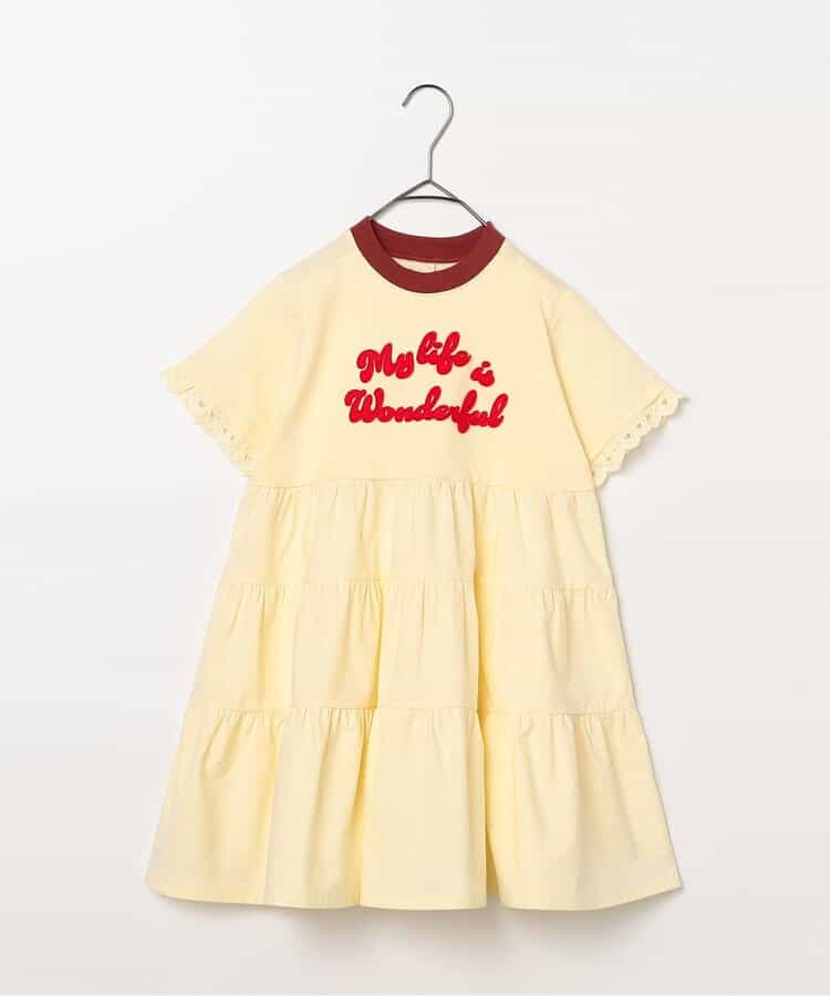 日本童裝 p.premier 蕾絲袖連身裙 80-140cm 女童款 夏季 DRESSES