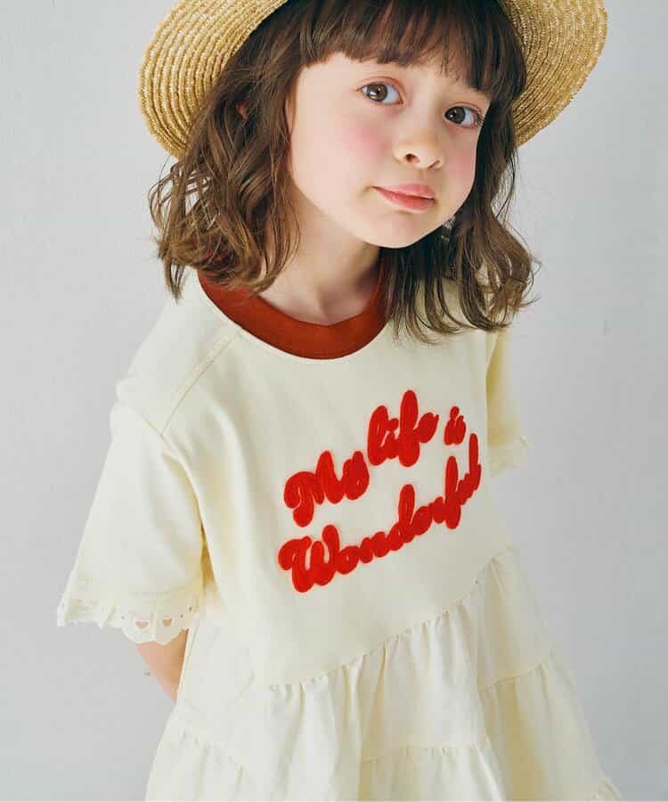 日本童裝 p.premier 蕾絲袖連身裙 80-140cm 女童款 夏季 DRESSES