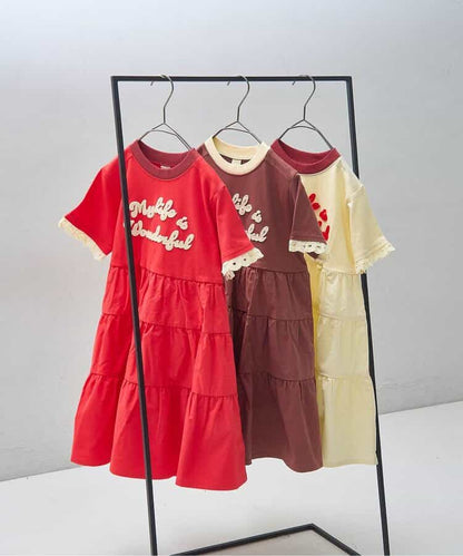 日本童裝 p.premier 蕾絲袖連身裙 80-140cm 女童款 夏季 DRESSES