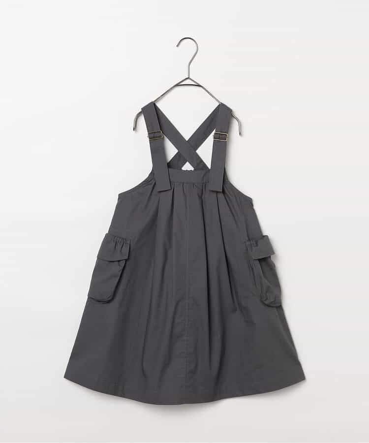 日本童裝 p.premier 大口袋工裝吊帶連身裙 80-140cm 女童款 夏季 DRESSES