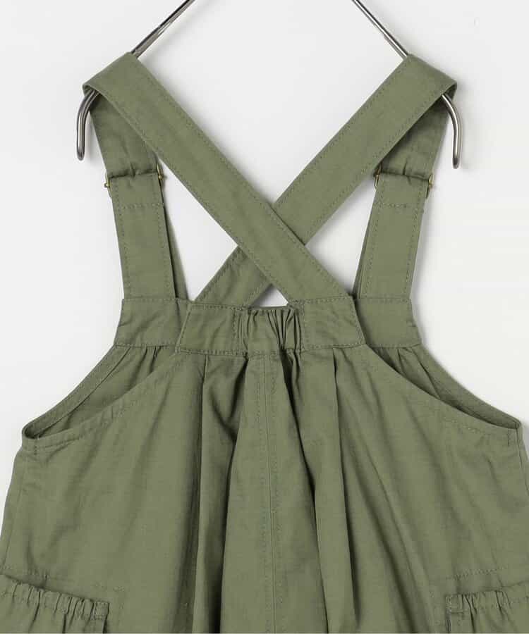 日本童裝 p.premier 大口袋工裝吊帶連身裙 80-140cm 女童款 夏季 DRESSES