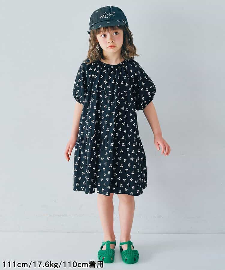日本童裝 p.premier 泡泡袖連身裙 80-140cm 女童款 夏季 DRESSES
