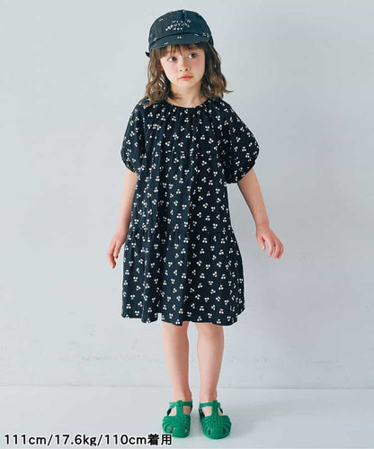 日本童裝 p.premier 泡泡袖連身裙 80-140cm 女童款 夏季 DRESSES