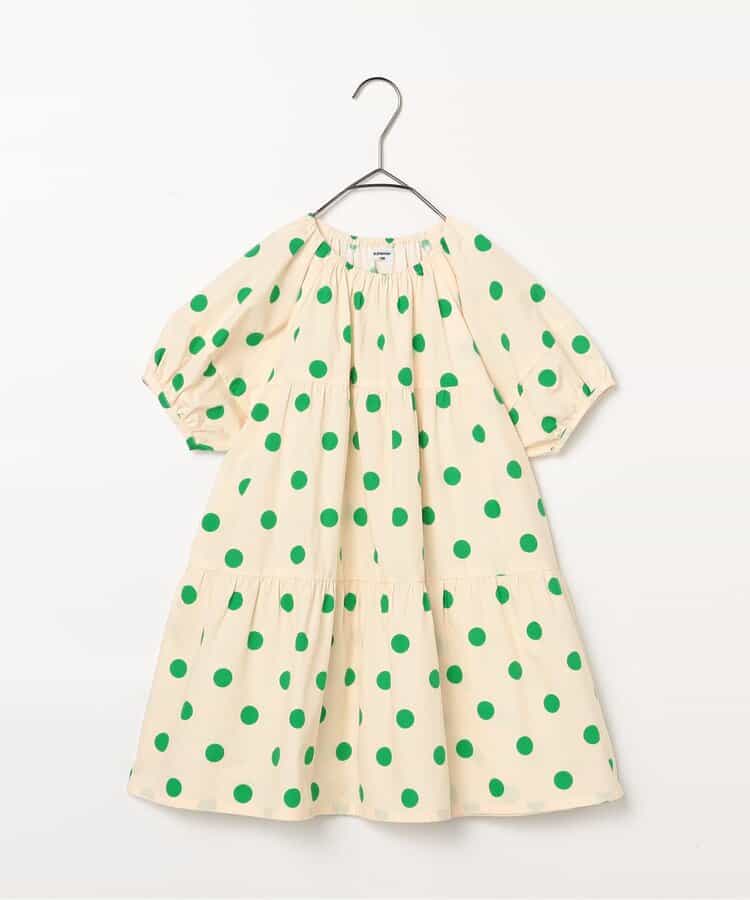 日本童裝 p.premier 泡泡袖連身裙 80-140cm 女童款 夏季 DRESSES