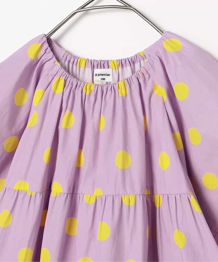 日本童裝 p.premier 泡泡袖連身裙 80-140cm 女童款 夏季 DRESSES