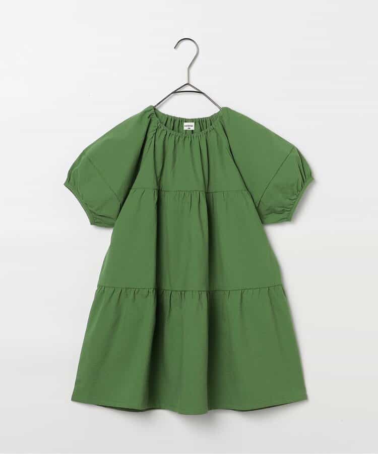 日本童裝 p.premier 泡泡袖連身裙 80-140cm 女童款 夏季 DRESSES