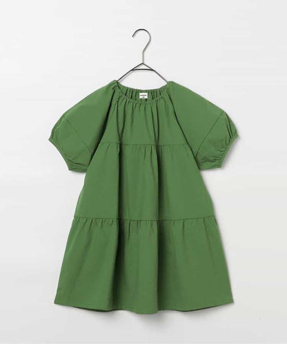 日本童裝 p.premier 泡泡袖連身裙 80-140cm 女童款 夏季 DRESSES