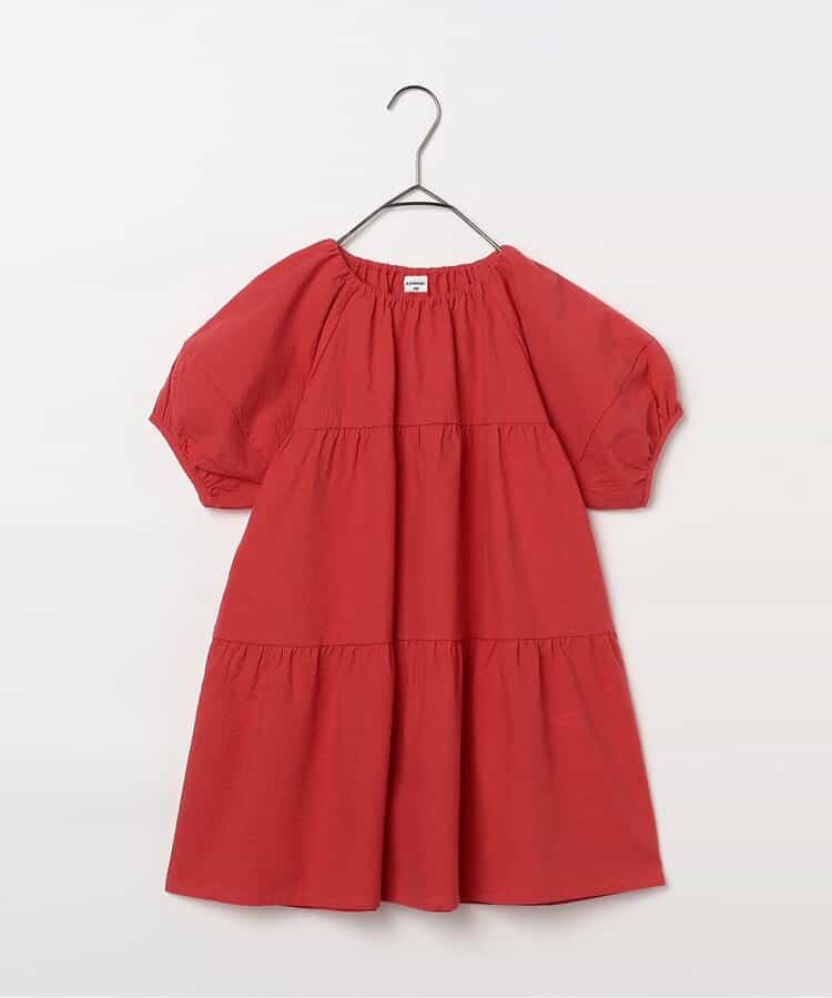 日本童裝 p.premier 泡泡袖連身裙 80-140cm 女童款 夏季 DRESSES