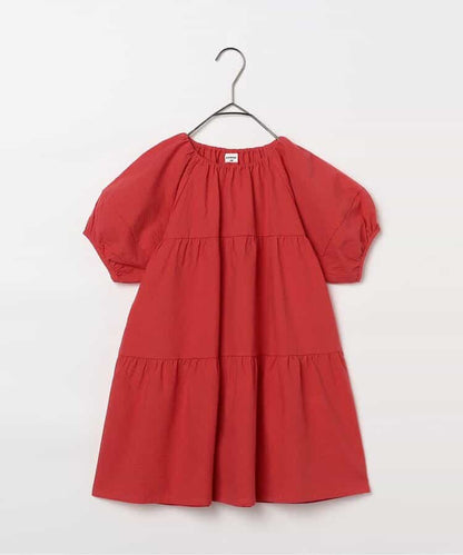 日本童裝 p.premier 泡泡袖連身裙 80-140cm 女童款 夏季 DRESSES