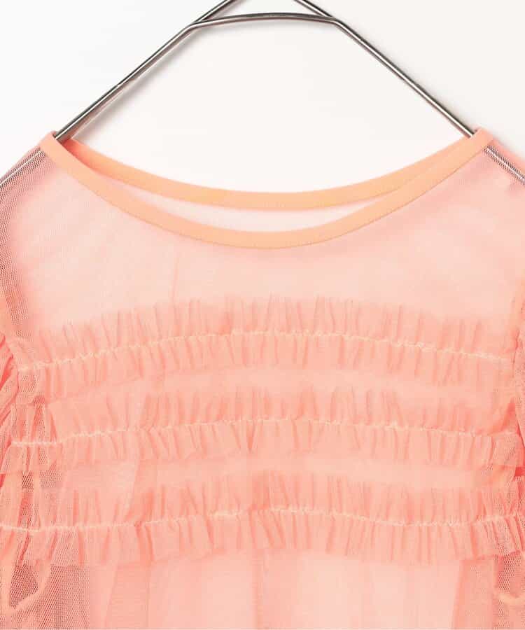 日本童裝 p.premier 薄紗泡泡袖寬鬆上衣 80-140cm 女童款 夏季 TOPS
