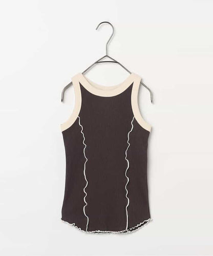 日本童裝 p.premier 撞色羅紋背心 80-140cm 男童款/女童款 夏季 TOPS