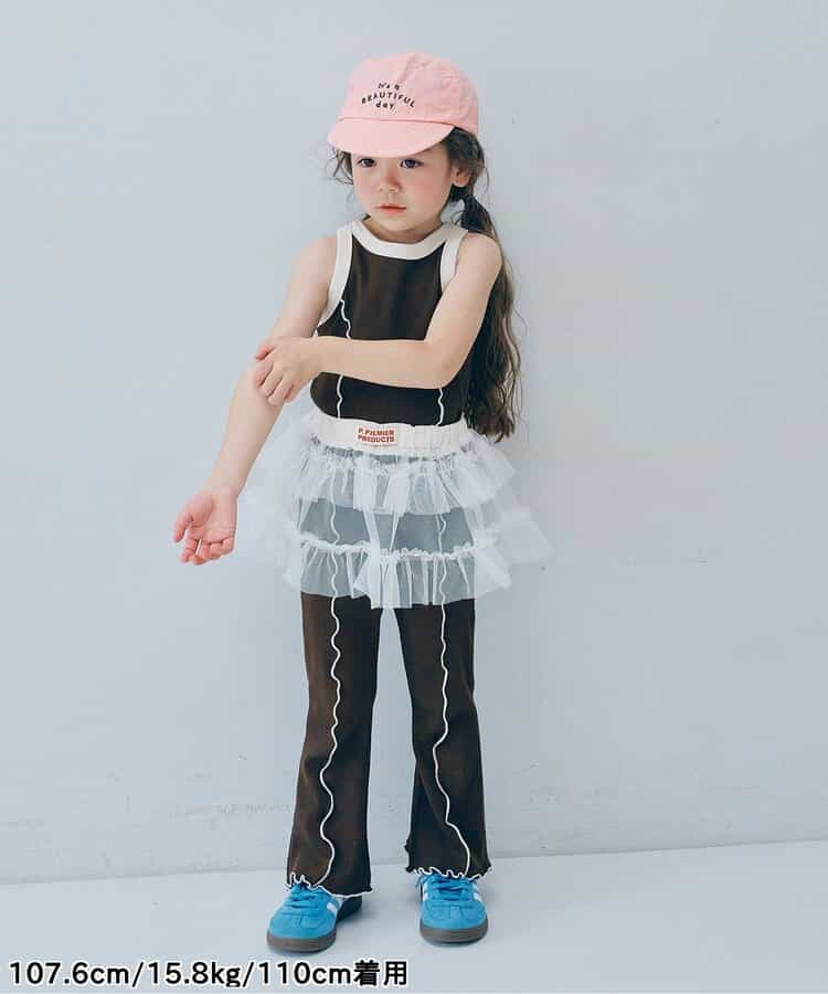 日本童裝 p.premier 撞色羅紋背心 80-140cm 男童款/女童款 夏季 TOPS