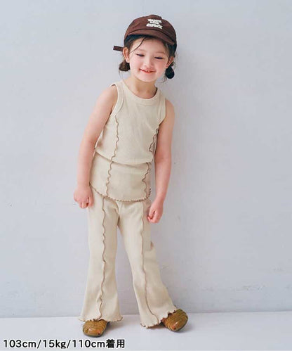 日本童裝 p.premier 撞色羅紋背心 80-140cm 男童款/女童款 夏季 TOPS