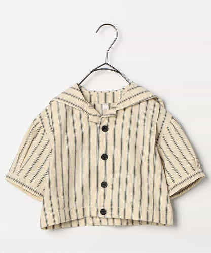 日本童裝 p.premier 水手領短款外套 80-140cm 男童款/女童款 夏季 OUTERWEAR