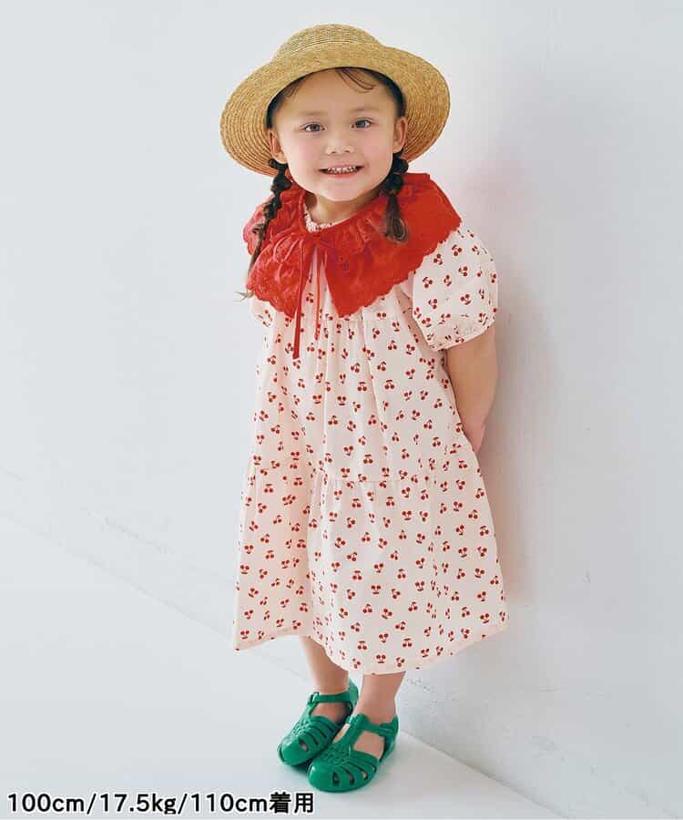日本童裝 p.premier 蕾絲領及上衣兩件套裝 80-140cm 女童款 夏季 TOPS