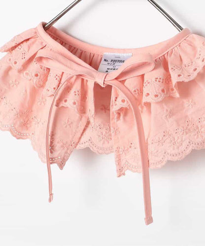 日本童裝 p.premier 蕾絲領及上衣兩件套裝 80-140cm 女童款 夏季 TOPS