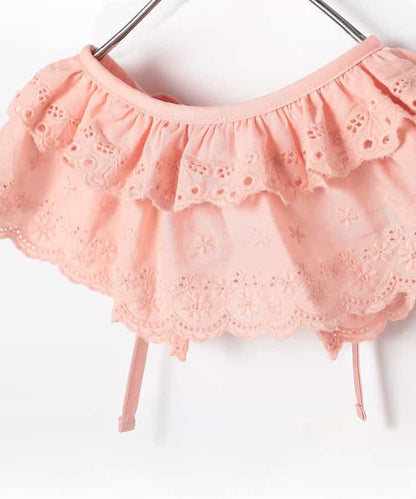 日本童裝 p.premier 蕾絲領及上衣兩件套裝 80-140cm 女童款 夏季 TOPS