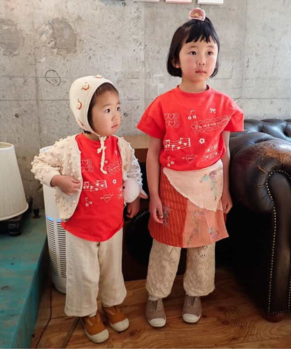 日本童裝 p.premier 刺繡圖案上衣 80-140cm 男童款/女童款 夏季 TOPS