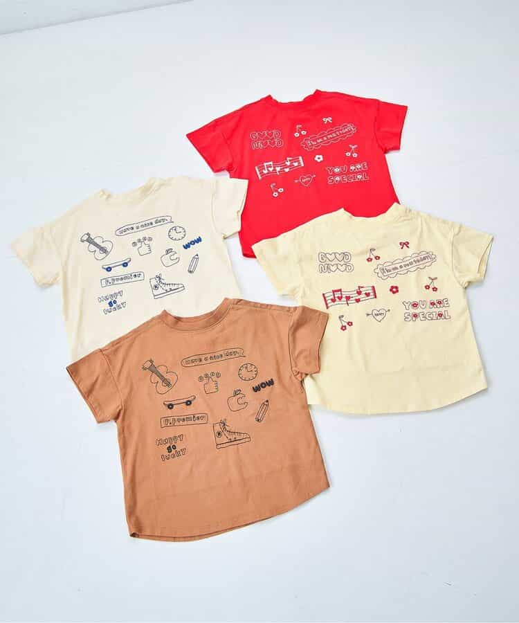 日本童裝 p.premier 刺繡圖案上衣 80-140cm 男童款/女童款 夏季 TOPS