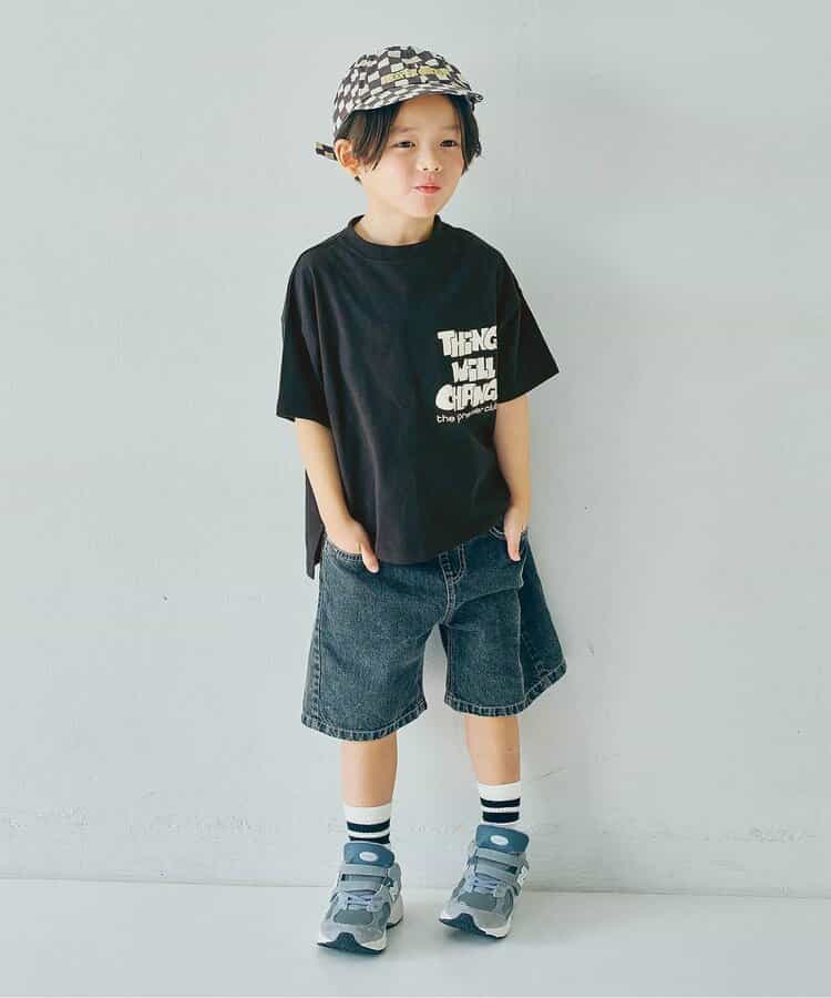 日本童裝 p.premier 字母圖案上衣 80-140cm 男童款 夏季 TOPS