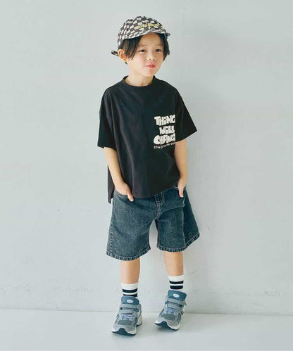 日本童裝 p.premier 字母圖案上衣 80-140cm 男童款 夏季 TOPS