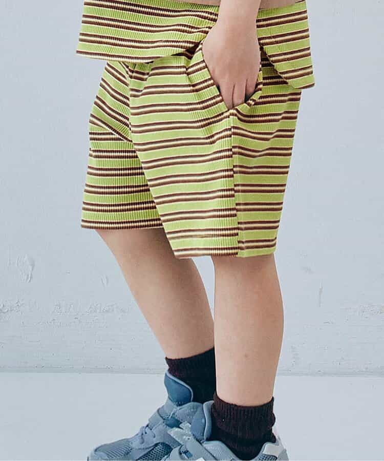 日本童裝 p.premier 條紋華夫格短褲 80-140cm 男童款/女童款 夏季 PANTS