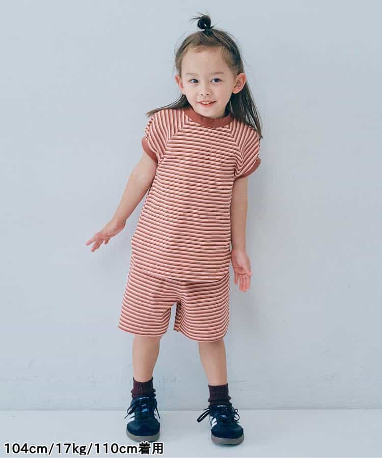 日本童裝 p.premier 條紋華夫格短褲 80-140cm 男童款/女童款 夏季 PANTS