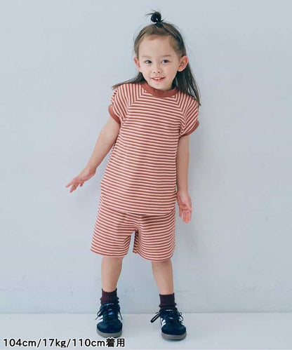 日本童裝 p.premier 條紋華夫格短褲 80-140cm 男童款/女童款 夏季 PANTS