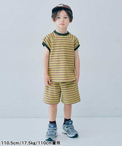 日本童裝 p.premier 條紋華夫格短褲 80-140cm 男童款/女童款 夏季 PANTS