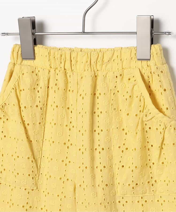 日本童裝 p.premier 鏤空蕾絲荷葉邊長褲 80-140cm 女童款 夏季 PANTS