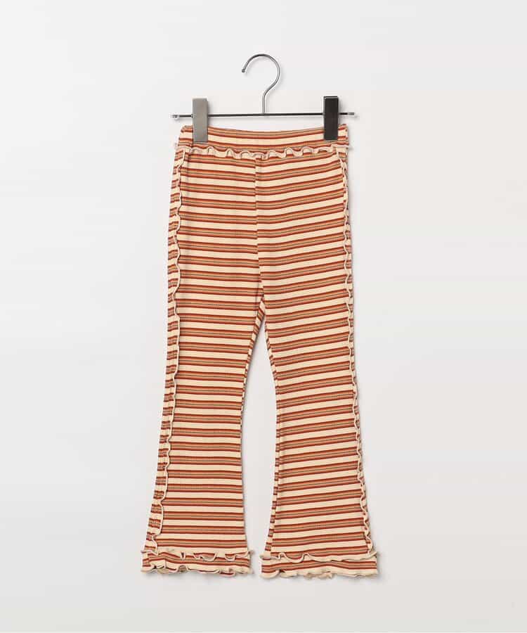 日本童裝 p.premier 條紋華夫格長褲 80-140cm 女童款 夏季 PANTS