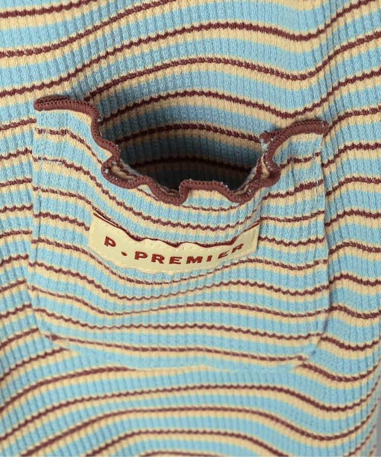 日本童裝 p.premier 條紋華夫格長褲 80-140cm 女童款 夏季 PANTS