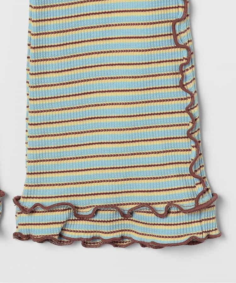 日本童裝 p.premier 條紋華夫格長褲 80-140cm 女童款 夏季 PANTS