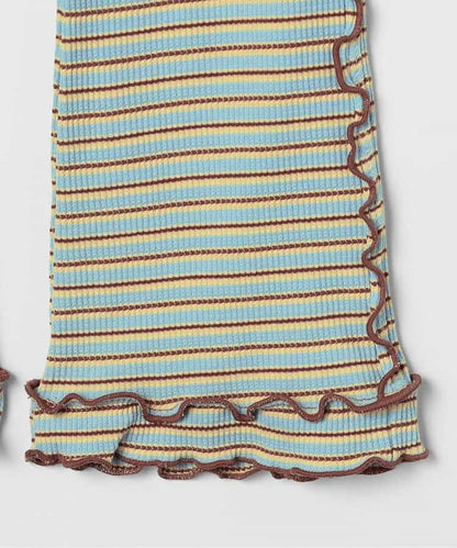 日本童裝 p.premier 條紋華夫格長褲 80-140cm 女童款 夏季 PANTS