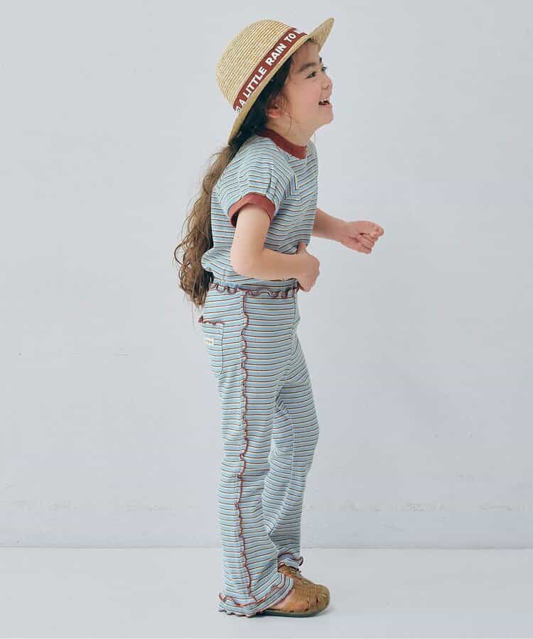 日本童裝 p.premier 條紋華夫格長褲 80-140cm 女童款 夏季 PANTS