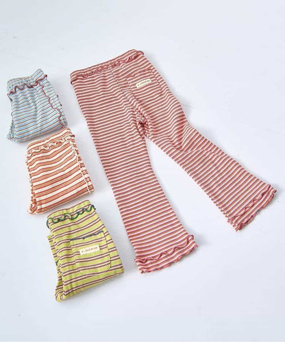 日本童裝 p.premier 條紋華夫格長褲 80-140cm 女童款 夏季 PANTS