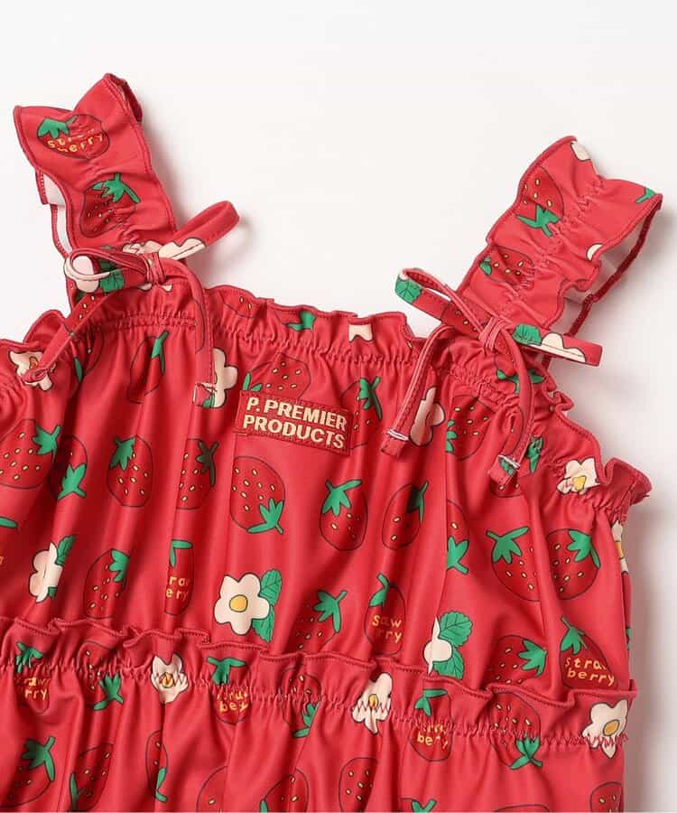 日本童裝 p.premier 防UV 泳衣兩件套裝 80-140cm 女童款 TOPS 夏季 夏日玩水泳衣特輯