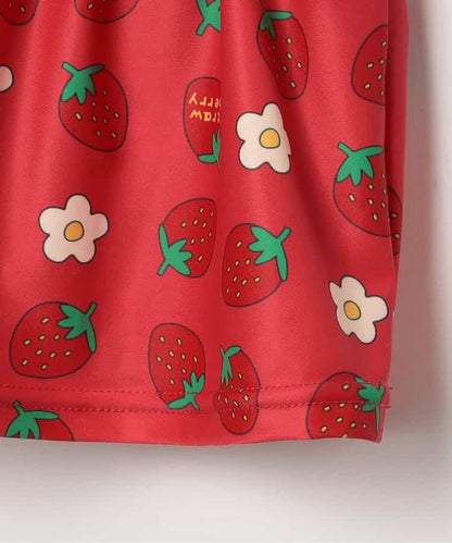 日本童裝 p.premier 防UV 泳衣兩件套裝 80-140cm 女童款 TOPS 夏季 夏日玩水泳衣特輯