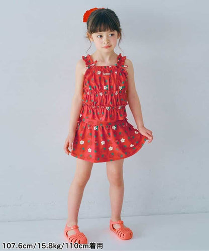 日本童裝 p.premier 防UV 泳衣兩件套裝 80-140cm 女童款 TOPS 夏季 夏日玩水泳衣特輯