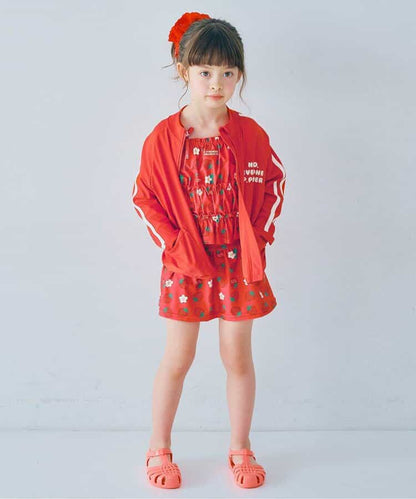 日本童裝 p.premier 防UV 泳衣兩件套裝 80-140cm 女童款 TOPS 夏季 夏日玩水泳衣特輯